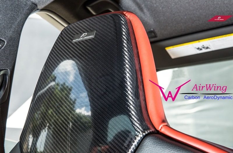 BMW F82M4 F80 M3 Carbon Fiber Seat Shells 03